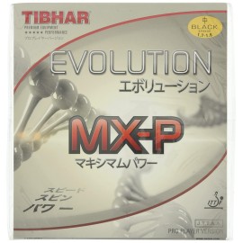 Tibhar Evolution MX-P Table Tennis Rubber (Black, 1.9-2.0)