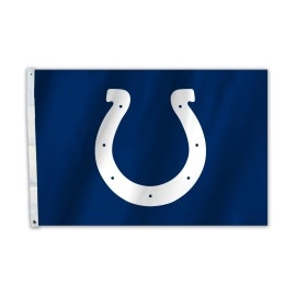 Fremont Die NFL Indianapolis Colts All-Pro Flag with Grommets, 2' x 3', Team Colors