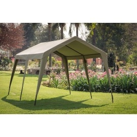 Canvas Waterproof Gazebo for Camping, Patio or Tailgating. Spacious Outdoor Canopy. Bushtec Adventure Zulu 1200 fire Retardant Camping or Outfitter Tent with Long Lasting Military Grade Canvas.