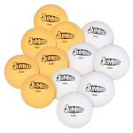 S&SA Worldwide Jumbo 2.2a Table Tennis Balls (Pack of 12)