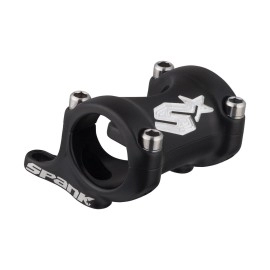 Spank Spike 25/30 Direct Mount Stem, 25/30mm Black CNC Weight Optimized stem for 31.8mm Handlebars. Shot peened and Anodized for high Strength and Low Weight