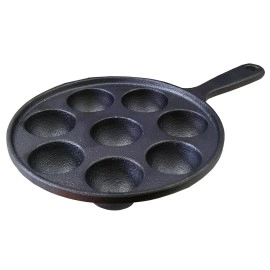 Captain Stag UG-3016 Frying Pan for Barbecues, BBQs, Multi, Mini Pan, Approx. 6.5 x 11.0 x 1.6 inches (165 x 280 x 40 mm)