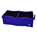 Seattle Sports Collapsible Square Pack Sink Dual Dish Wash Basin for Camping, Outfitter Class, Double Basin, 25 Liter, Blue