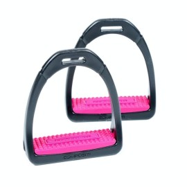 COMPOSITI Premium Profile Stirrups (Childs, Raspberry)