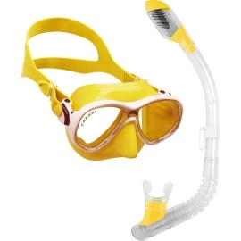 Cressi Marea Jr (Colorama edition) & Mini Dry, yellow [DUPLICATE]