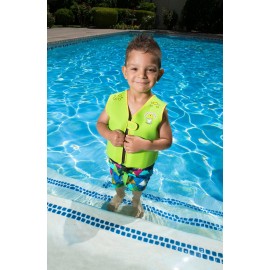 Poolmaster 50566 Learn-to-Swim Dino Kids Swim Vest, 1-3 Years Old