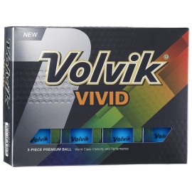 Volvik Vivid Golf Balls 1-Dozen White