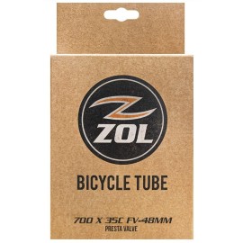 ZOL Bicycle Bike Inner Tube 700x35c Presta/French 48mm Valve (1 pcs)
