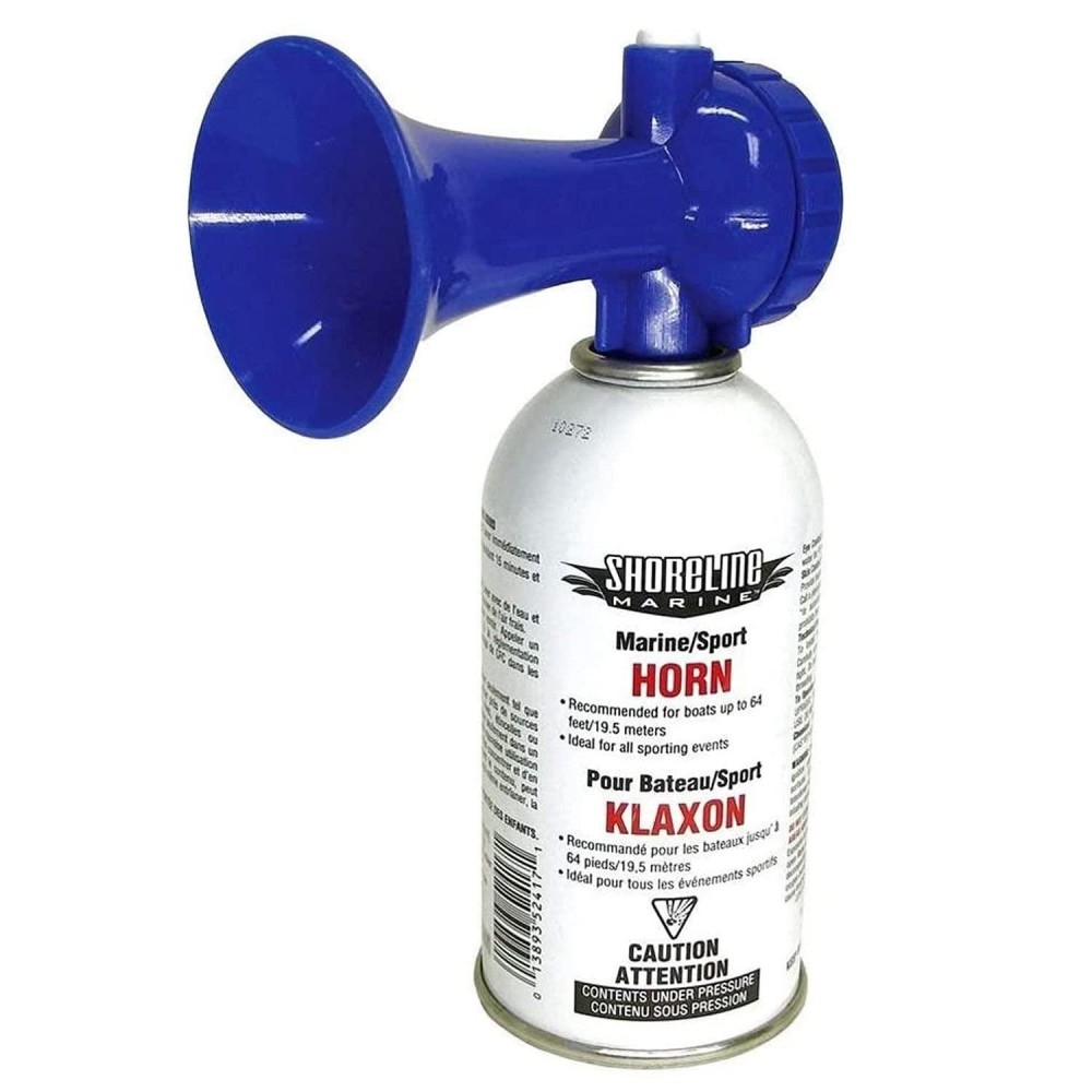 Shoreline Marine Air Horns 120 Decibels Sound, Audible Up to 1 Mile