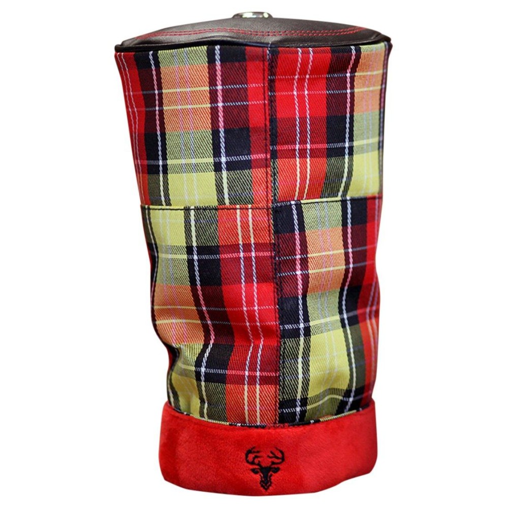 Rival and Revel Monarch Tartan Headcover, Red/Yellow/Black