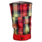 Rival and Revel Monarch Tartan Headcover, Red/Yellow/Black