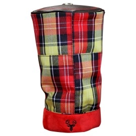 Rival and Revel Monarch Tartan Headcover, Red/Yellow/Black