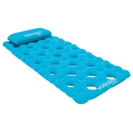 AIRHEAD SUN COMFORT COOL SUEDE Pool Mattress. Sapphire, Model:AHSC-024