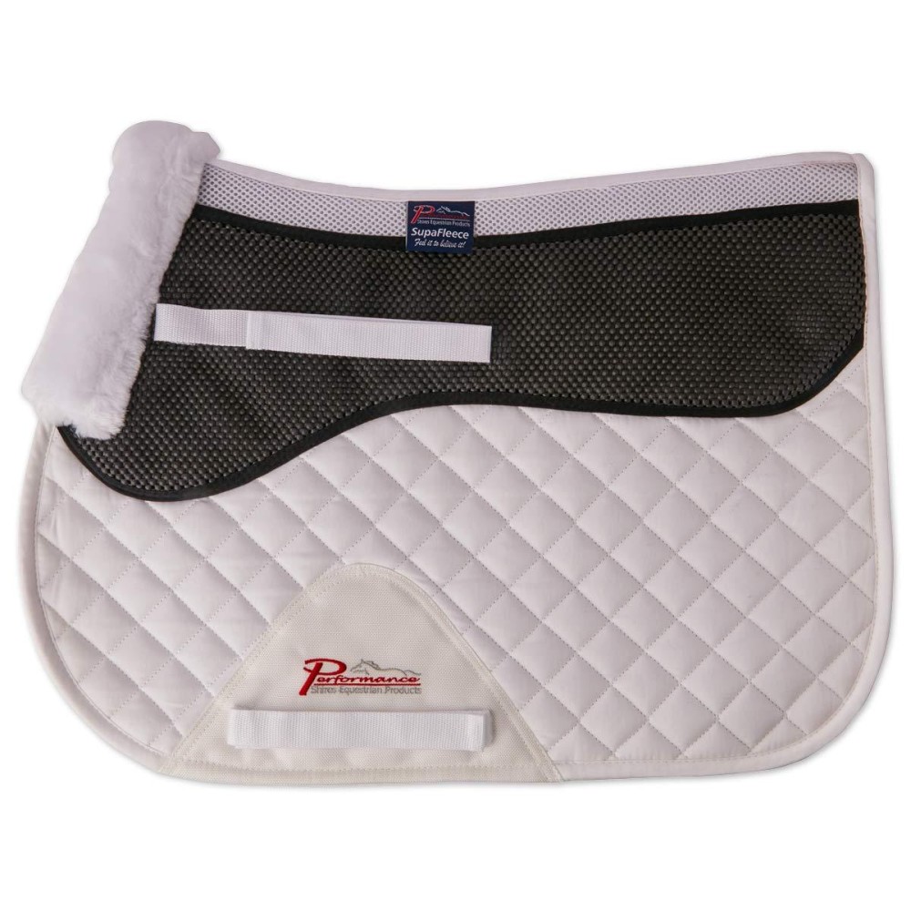 Shires ARMA Soft Grip Saddlecloth (White, Full)