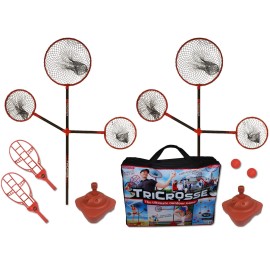 TriCrosse Extreme Set for Indoor/Outdoor Play - A Challenging Backyard and Beach Game