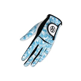 HJ Glove Youth Future Master Golf Glove, Blue Camo, Medium, Right Hand
