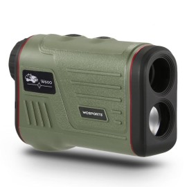 Golf Rangefinder, Laser Range Finder with Slope, Golf Trajectory Mode, Flag-Lock and Distance/Speed/Angle Measurement - Golf Scope (Green Without Slope)