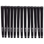Karma 13 Piece Jumbo Golf Grips Oversize Pro Velvet Black Jumbo Grip Set Pack (+1/16