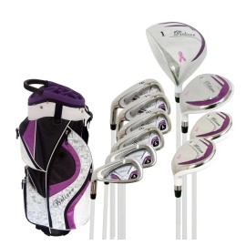 Founders Club Believe Ladies Complete Golf Club Set Purple Left Handed (Petite -1