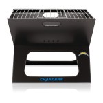 NFL Los Angeles Chargers X-Grill Portable Grill - Camping Grill - Small Charcoal Grill for Tailgating