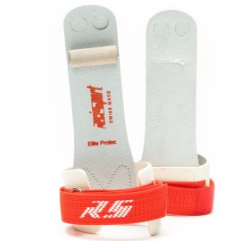 Reisport Mens Protec Elite Velcro Hook & Loop Ring Grips, Gymnastics, Medium (2)(B)