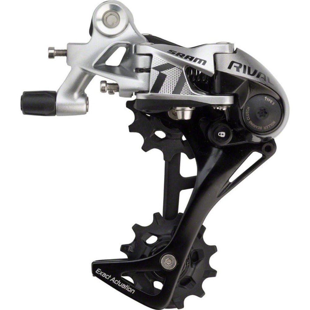 SRAM Rival 1 Rear Derailleur - 11 Speed, Long Cage, Black/Silver