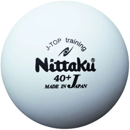 Nittaku NB1360 Table Tennis Ball, Practice, Japanese Top, Training Ball, Pack of 6