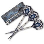 Shot! Darts Soft Tip, Birds of Prey Falcon (19g), 90% Tungsten Barrel, Front Weighted, Handcrafted Professional Dart Set & Flights Made in New Zealand, Plastic Tip for Electronic Dartboard