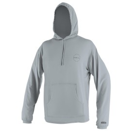 ONeill Mens 24-7 Traveler UPF 30+ Long Sleeve Sun Hoodie, Cool Grey/Cool Grey, L