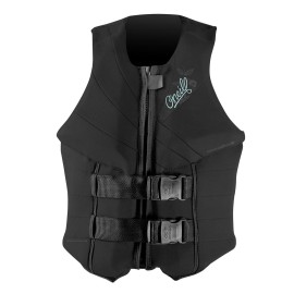 O'Neill Women's Siren USCG Life Vest, Black/Black/Black, 10