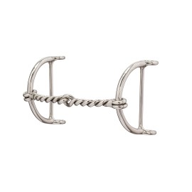 Weaver Leather Gag Bit, Twisted Mouth, Steel, 5