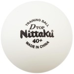 Nittaku NB-1520 Table Tennis Balls, D-Top Training Hard Practice Balls, 10 Dozens 1.6 inches (40 mm)