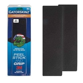 Gator Guards GatorSkinz Grit Finish Step Pads - Multi Surface Application - UV Resistant - Durable Traction - DIY Installation, Peel and Stick - Four Colors - Made in the USA - Grit White