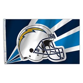NFL Los Angeles Chargers 3 Ft. X 5 Ft. Flag with Grommetts, Team Colors, one size