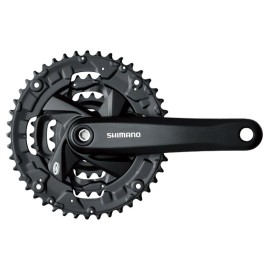 SHIMANO Front CHAINWHEEL, FC-M371-L, for Rear 9-Speed, 175MM, 48X36X26T W/CG (Integrated Type)