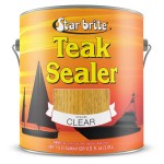 STAR BRITE Teak Sealer - One-Coat, Durable Protection for All Fine Woods - Perfect for Outdoor Furniture & Marine Use - Clear 1 GAL (096800)