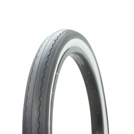 Fenix Slick Tread Bicycle Tire 20 x 2.125, for Fits S-2 Bike Rims, (Black/White)