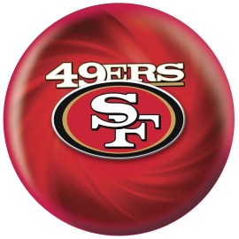 Strikeforce Bowling Officially Licensed NFL San Francisco 49ers Undrilled Bowling Ball (15)