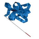 Bluelans? 4M Gym Dance Ribbon Rhythmic Art Gymnastic Streamer Twirling Rod Stick (Blue)