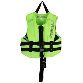 O'Neill Wetsuits Child Reactor USCG Life Vest, Dayglo/Dayglo/Black, 1SZ, 30-50 lbs