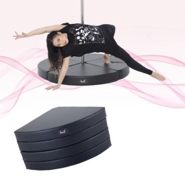 LUPIT POLE - Pole Crash Mat Dance Mats for Dancers Perfect for Beginners and Professionals Ideal for Studios, Home Use Standard Round Dance Pole Mats - 4'11