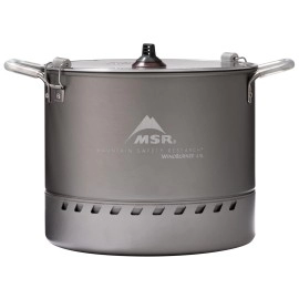 MSR WindBurner 4.5 Liter Nonstick Camping and Backpacking Stock Pot,Gray