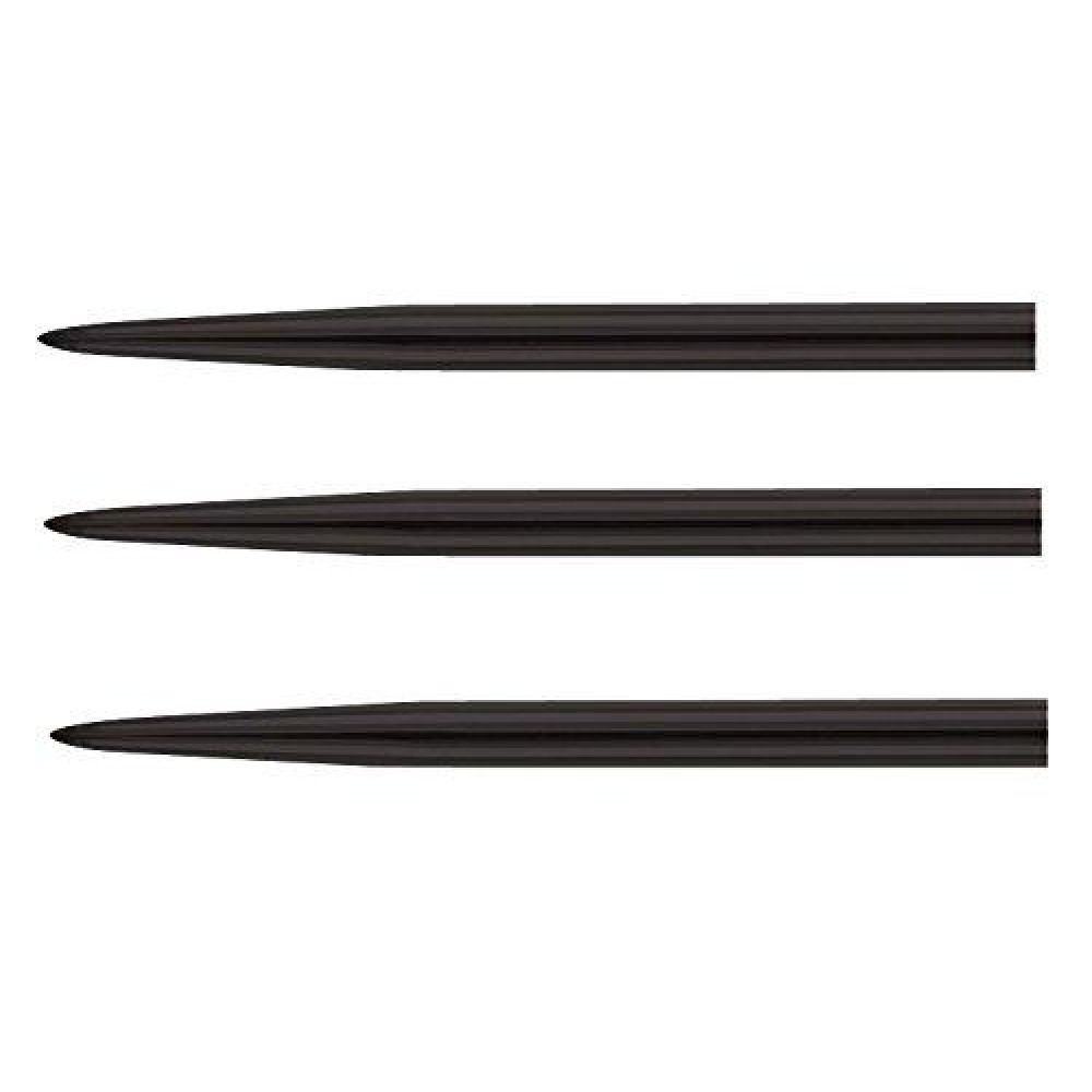 US Darts Steel Black 43mm (1 21/16th) Steel TIP Dart Replacement Points - 5 Sets (15 Points)