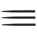 US Darts Steel Black 53mm (2 1/16th) Steel TIP Dart Replacement Points - 5 Sets (15 Points)