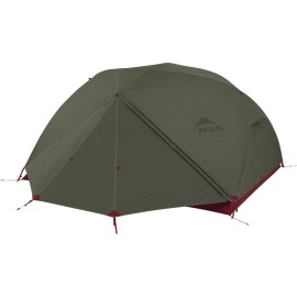 MSR Elixir 3 V2 (2020) - Backpack Tent for 3 People Plus Equipment, Colour: Green.