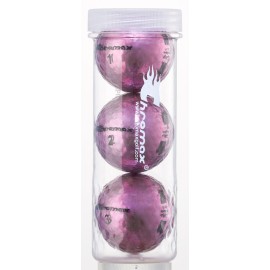 Chromax Metallic M5 Colored Golf Balls (3 Pack Tube), Purple