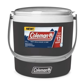 Coleman 9-Quart Party Circle Cooler, Black Sand