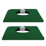 Upstreet Golf Putting Matt for Indoors, Golf Putting Green or Mini Golf Set - Includes Two Indoor Putt Mats and Two Training Balls for Indoor Golf and Putting Practice