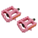 Alta Plastic 861 MTB Bike Pedals, Multiple Sizes and Colors (Pink, 1/2