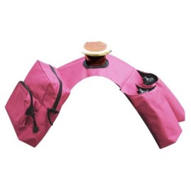 Showman Insulated Cordura Nylon Horn Bag w/Water Bottles (Pink)